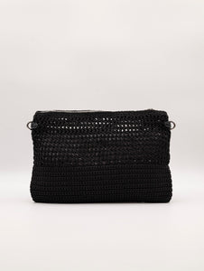 Pochette Victoria Gianni Chiarini Uncinetto Nera