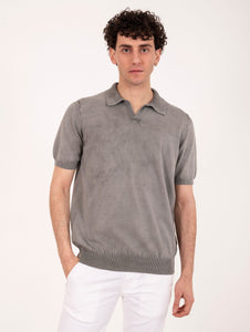 Polo Alpha Studio M/M in Cotone Salvia