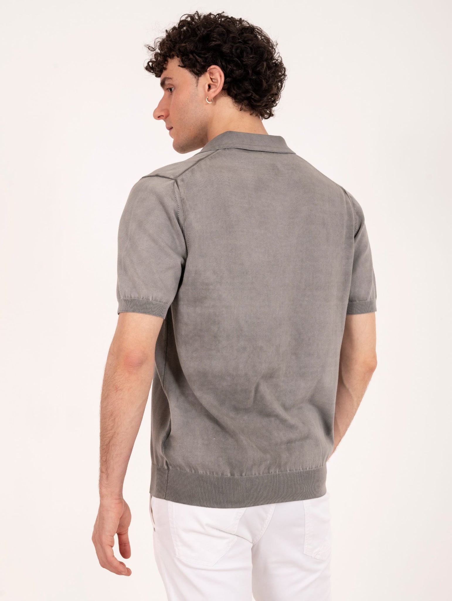 Polo Alpha Studio M/M in Cotone Salvia