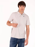 Decouvrir K-Way Polo in Beige Technical Fabric