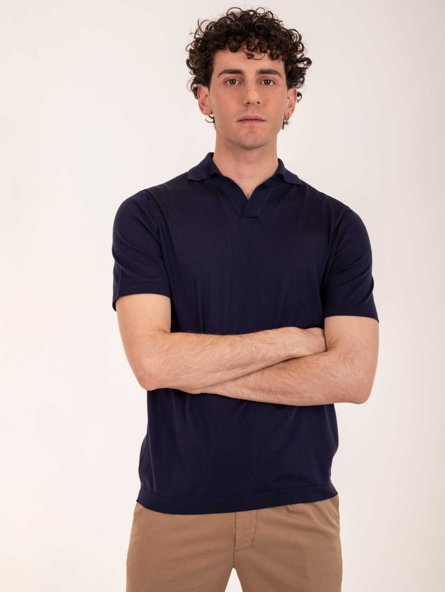 Polo H953 in Seta Navy