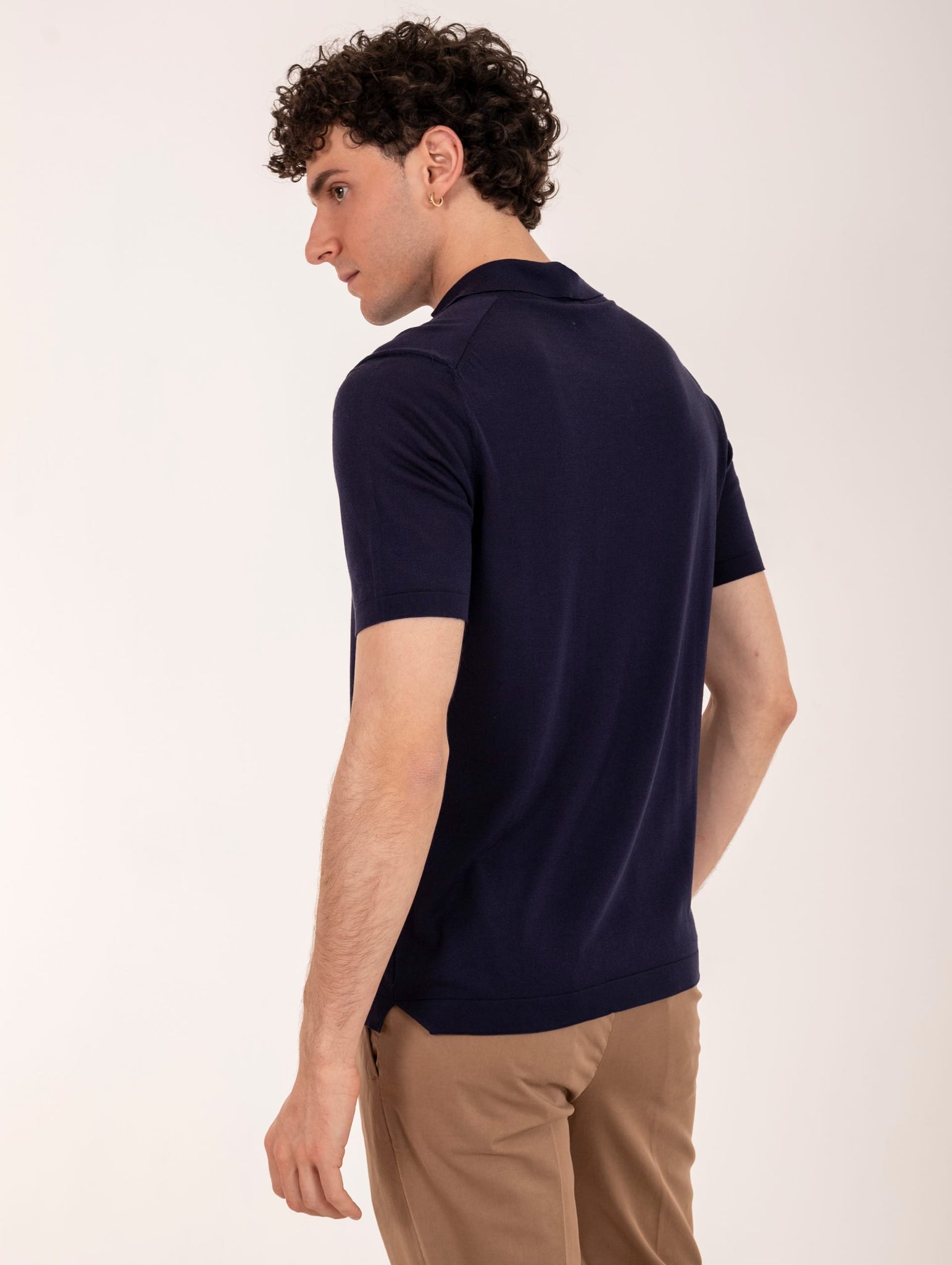 Polo H953 in Seta Navy