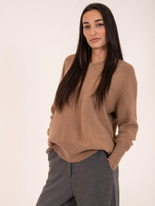 Pull Daniele Fiesoli in Cashmere Cammello