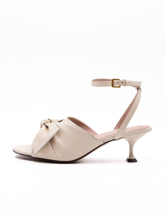 Sandalo Furoshiki Coccinelle in Pelle Perla