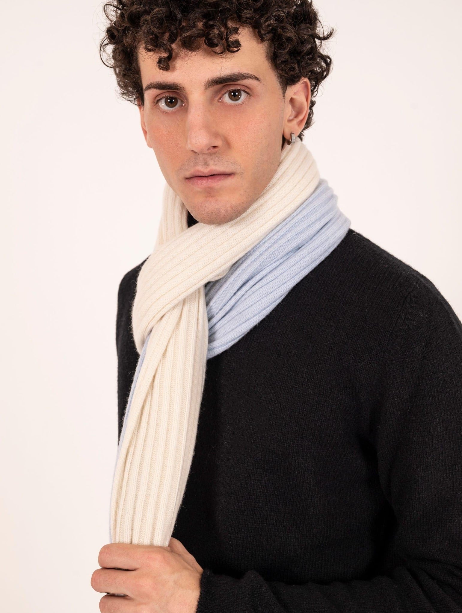 Sciarpa Vintage Lazio Four Stroke in Puro CashmereSciarpa Vintage Lazio Four Stroke in Puro Cashmere