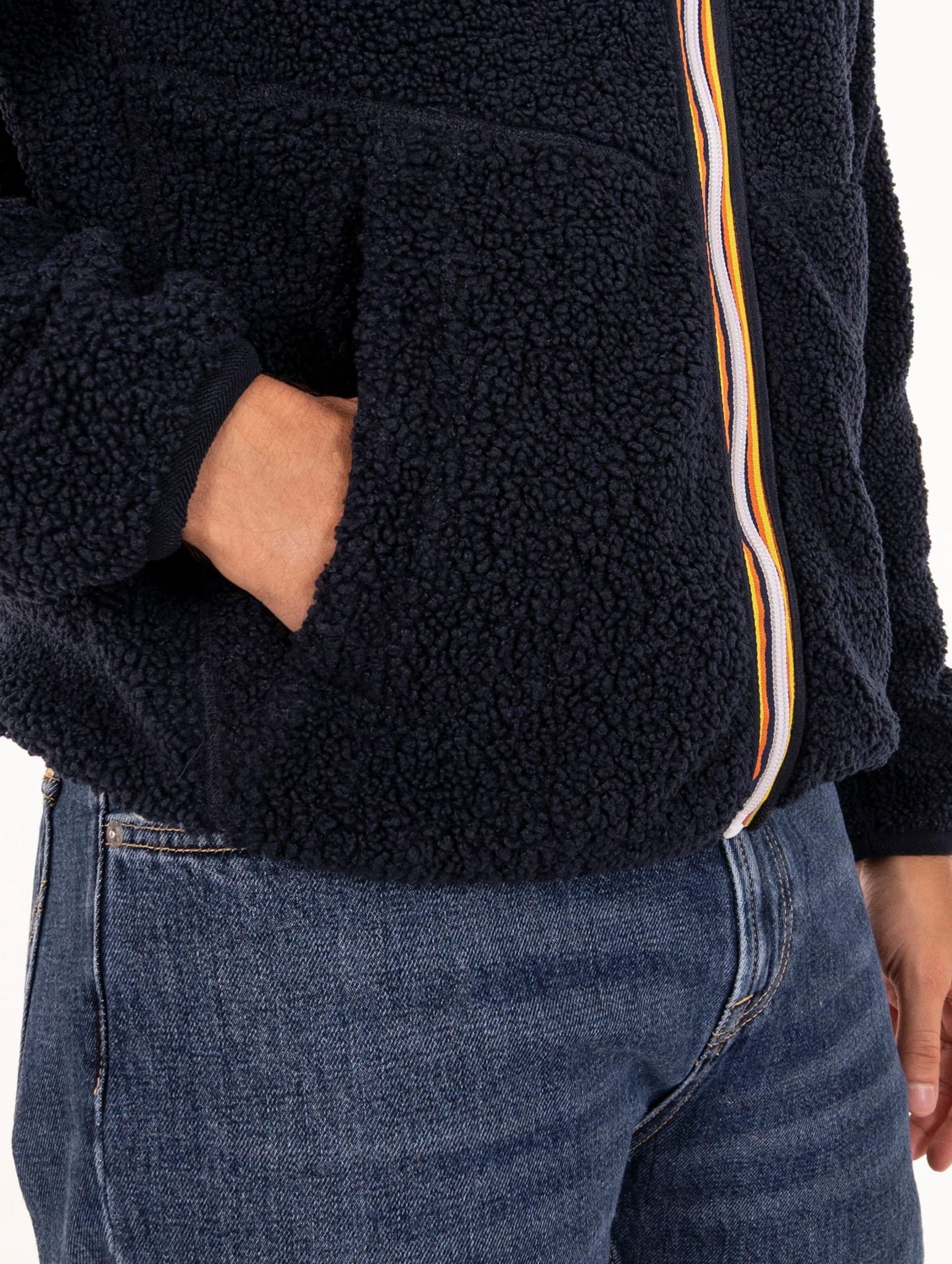 Sherpa Jack K-Way Reversibile Blu