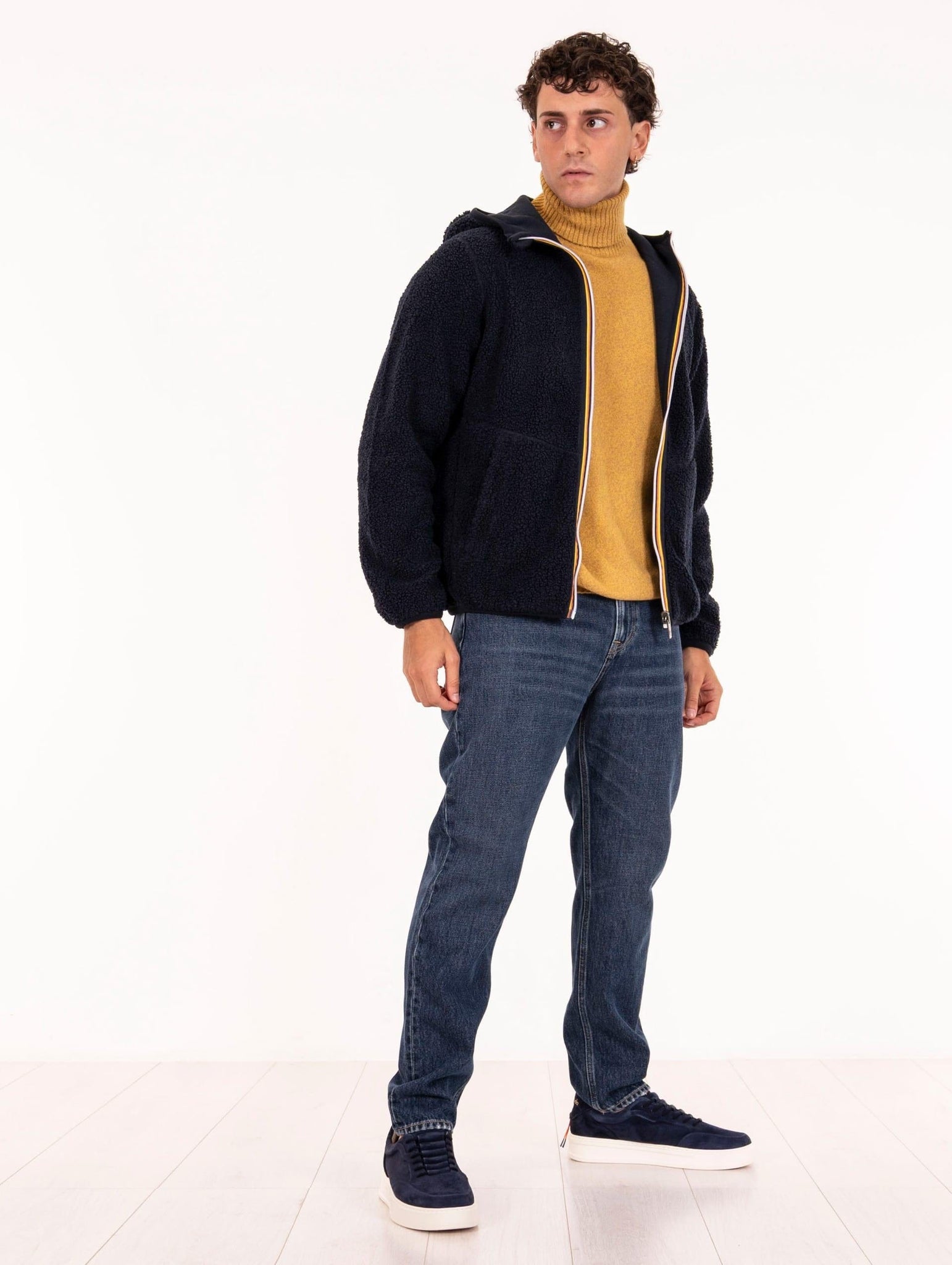 Sherpa Jack K-Way Reversibile Blu