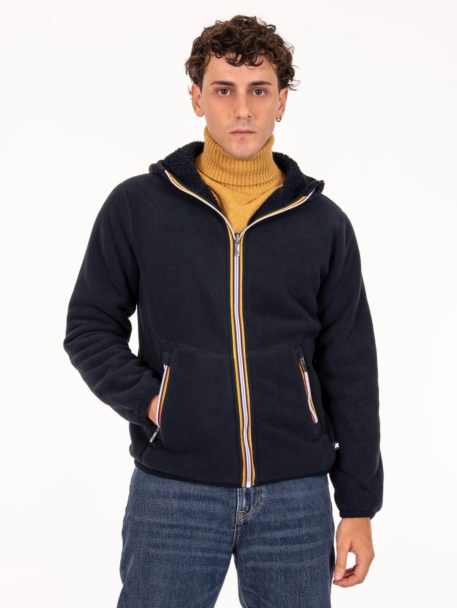 Sherpa Jack K-Way Reversibile Blu