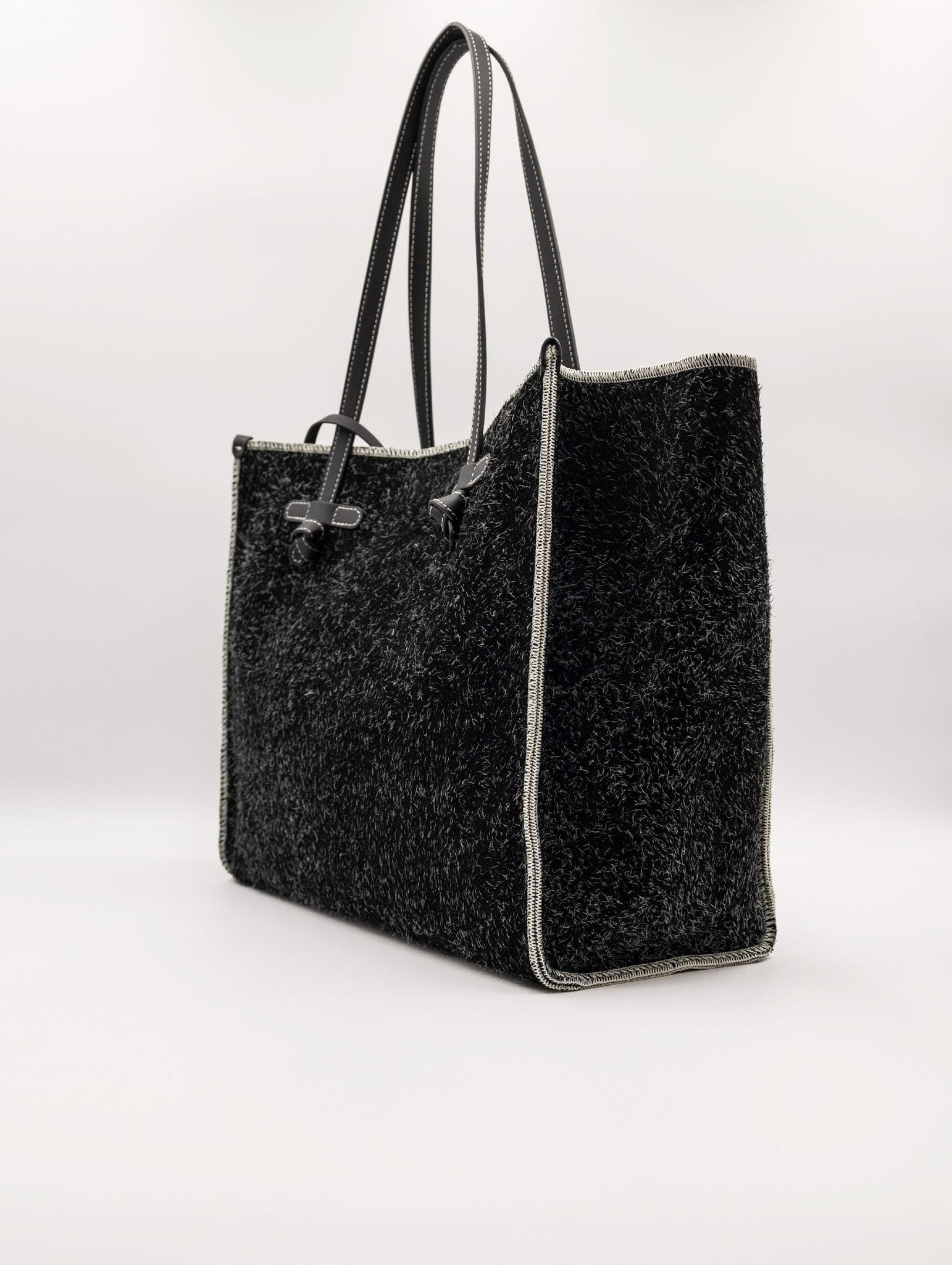 Shopper Marcella Loden Gianni Chiarini in Suede Nera