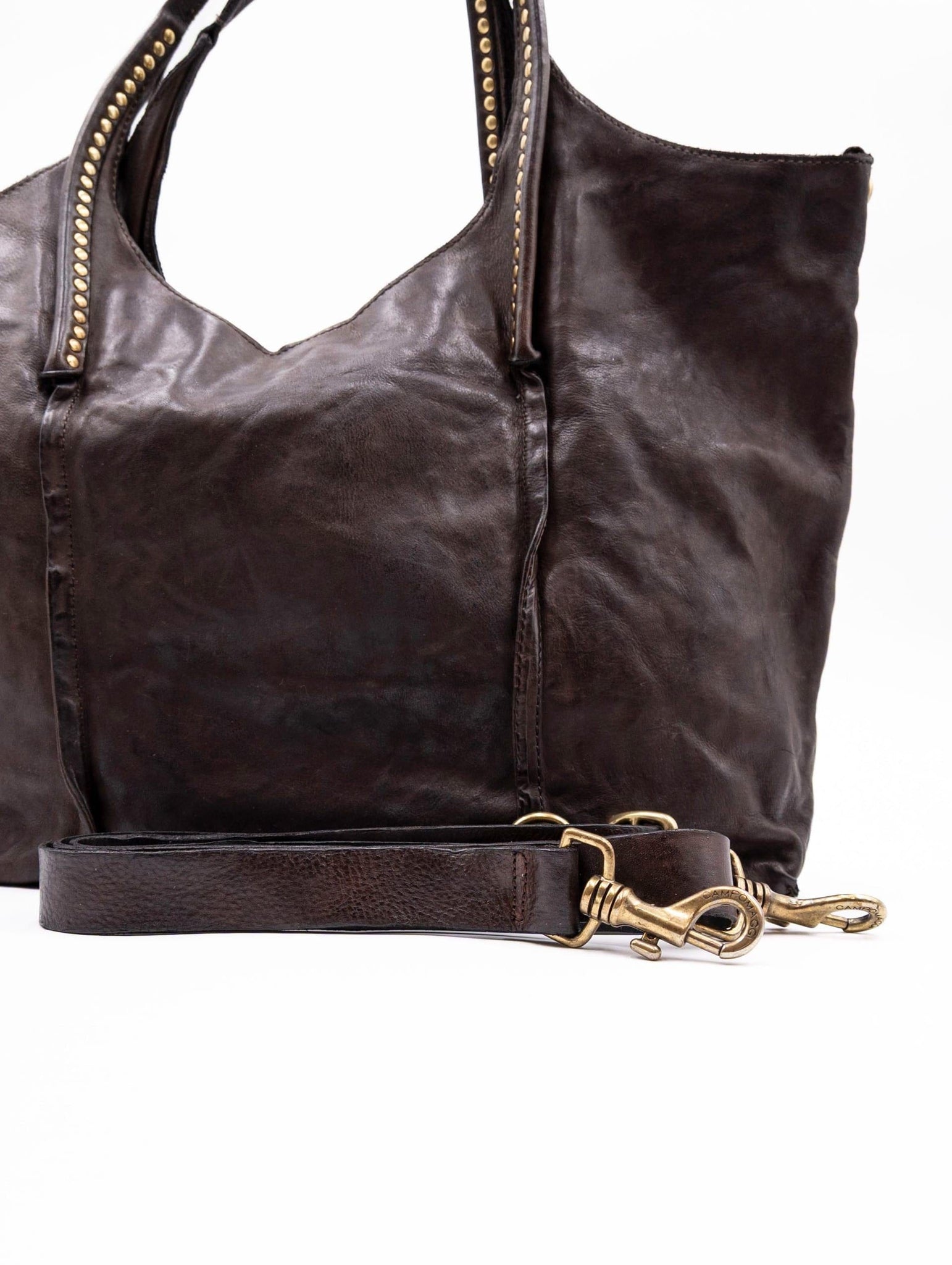 Shopping Antonia Campomaggi in Pelle Borgogna