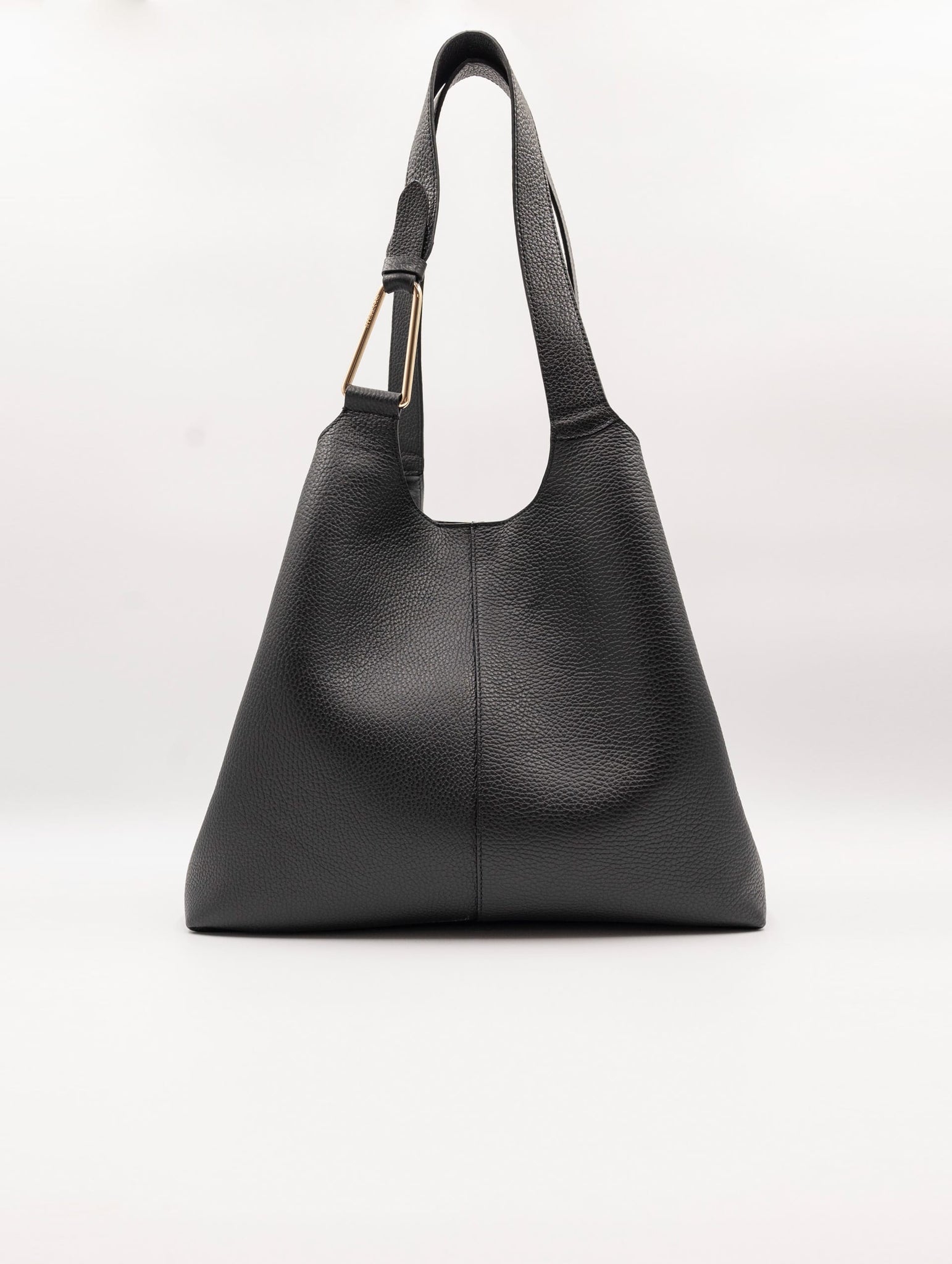 Shopping Bag Coccinelle Brume in Pelle Martellata Nera