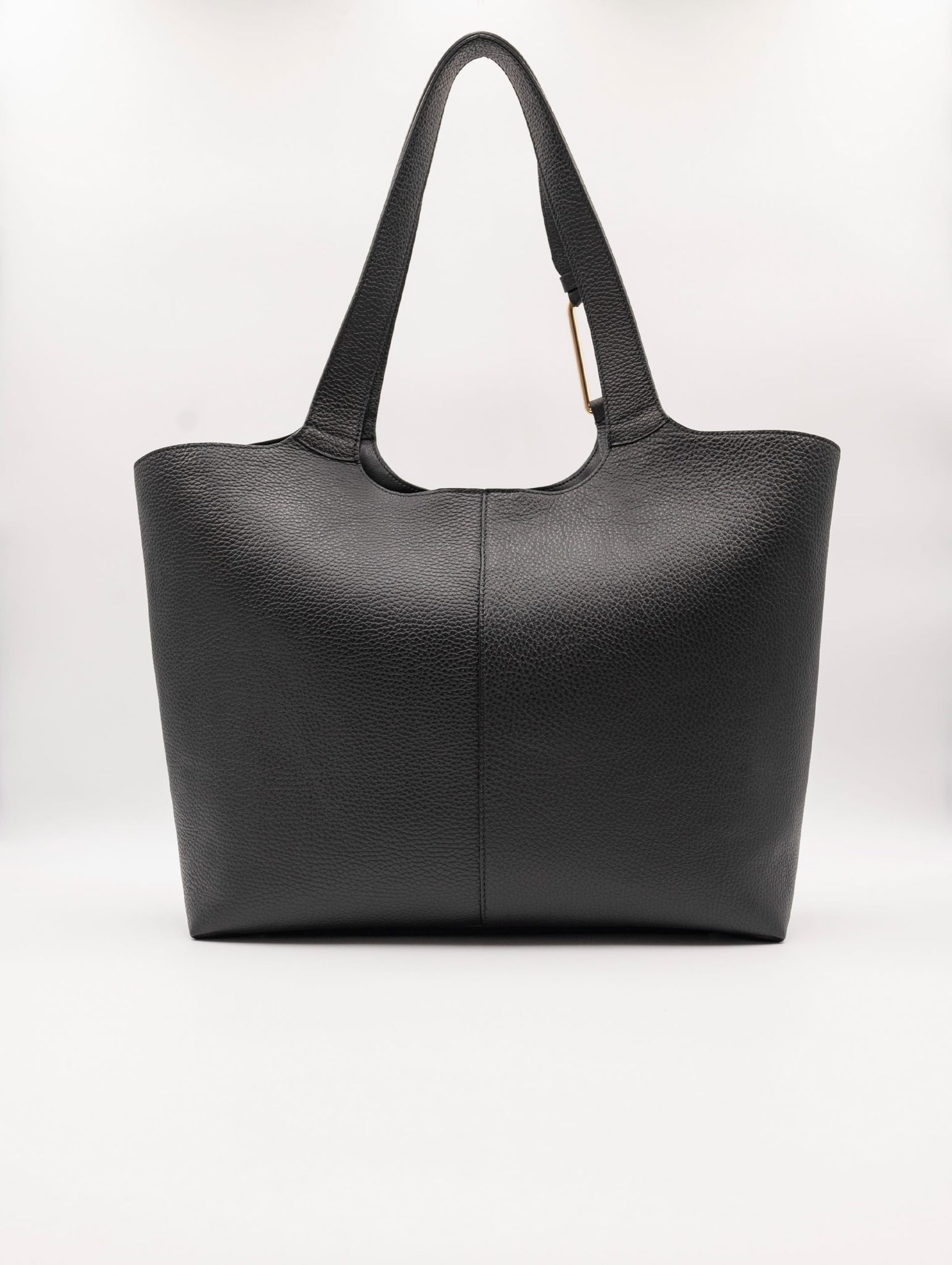 Shopping Bag Coccinelle Brume in Pelle Martellata Nera