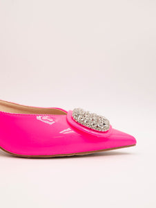 Slip On Archer Twenty Fourhaitch in Pelle Fucsia