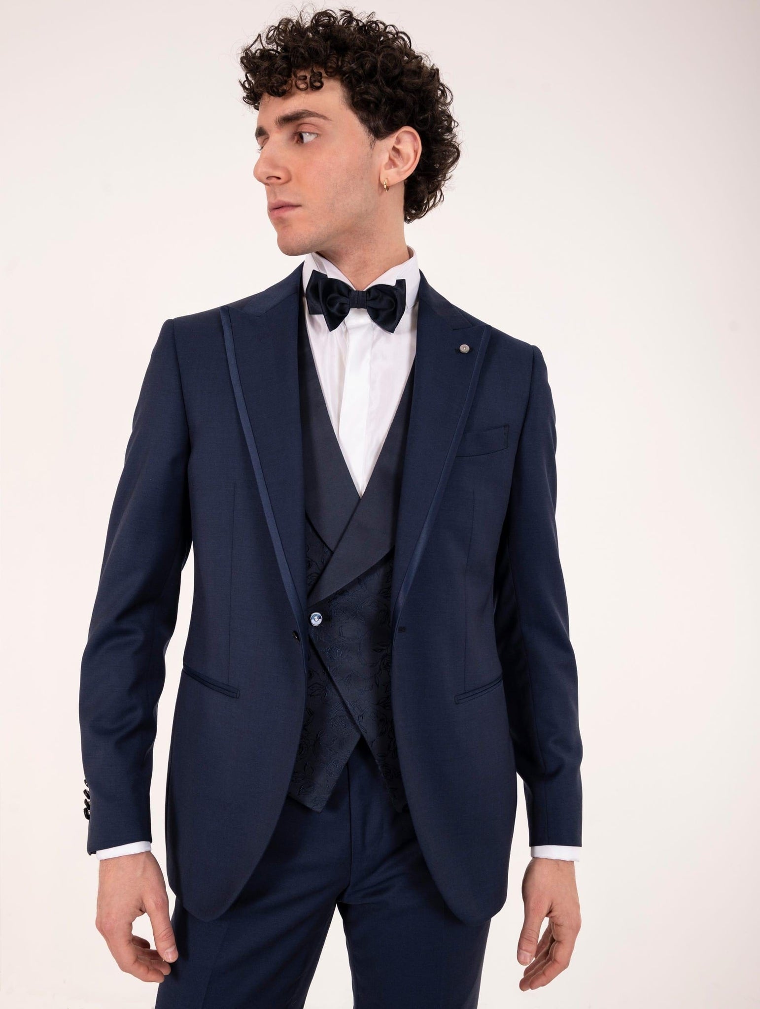 Smoking Sartoriale Luigi Bianchi Mantova Loro Piana Navy