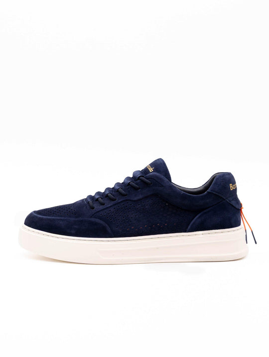 Sneaker Barracuda Phoneix in Suede Blu