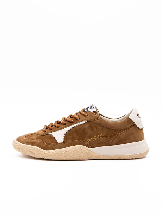 Sneaker Emanuelle Vee in Suede Cuoio