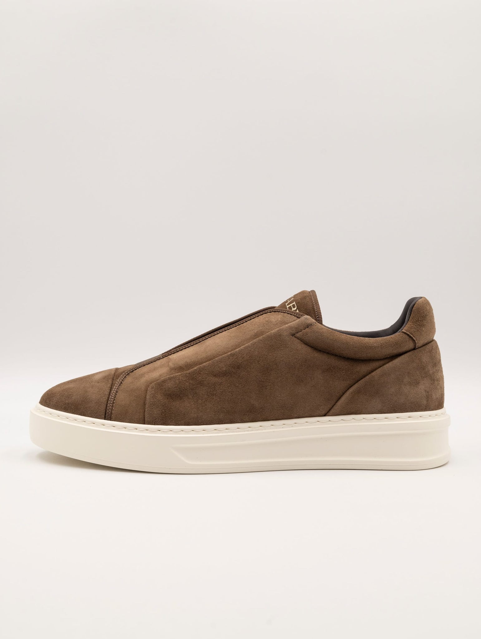 Sneaker Fabi in Suede Cognac