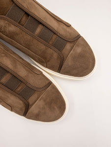 Sneaker Fabi in Suede Cognac