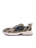 Sneakers Arrow W6YZ in Suede Verde Militare e Blu