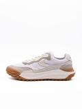 Club Act Voile Blanche Sneakers in White and Beige Suede and Nylon