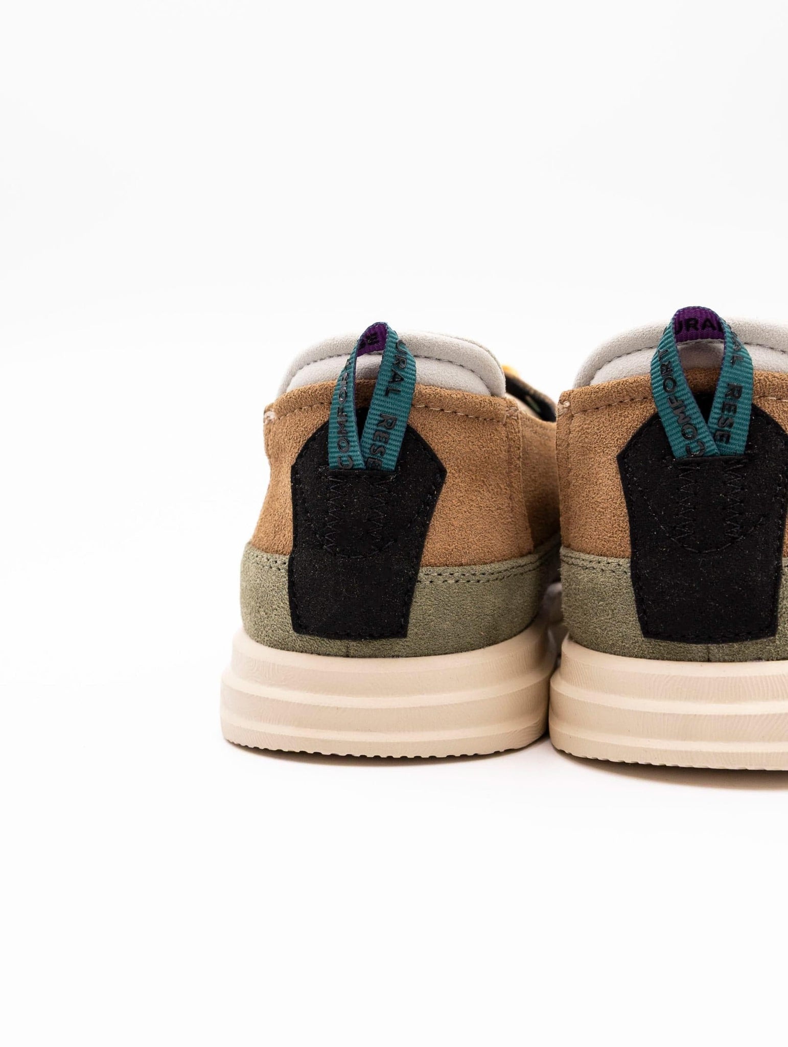 Sneakers CNR in Suede Marrone e Militare