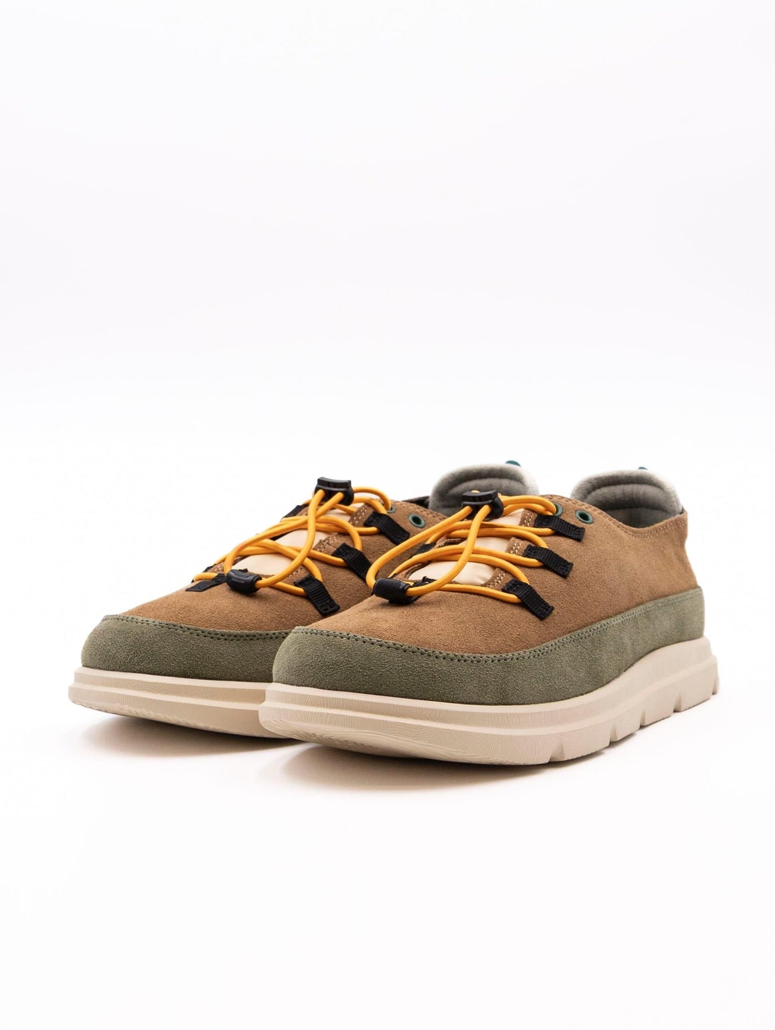 Sneakers CNR in Suede Marrone e Militare