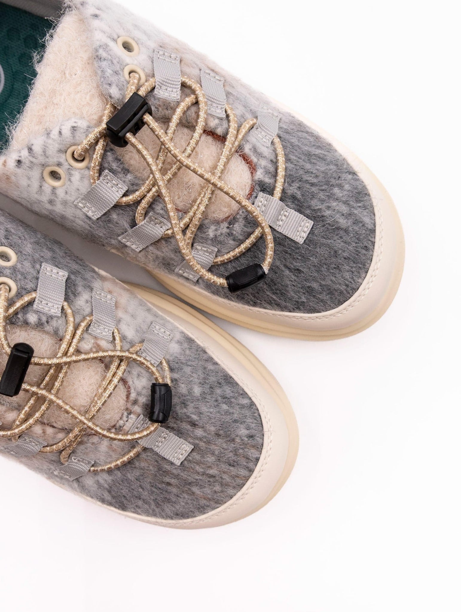 Sneakers CNR Tessuto Grigio e Beige