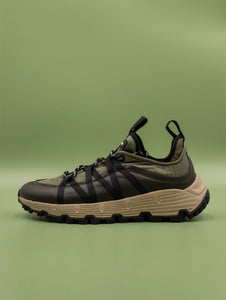 Sneakers Lith Noova in Pelle e Tessuto Tecnico Militare