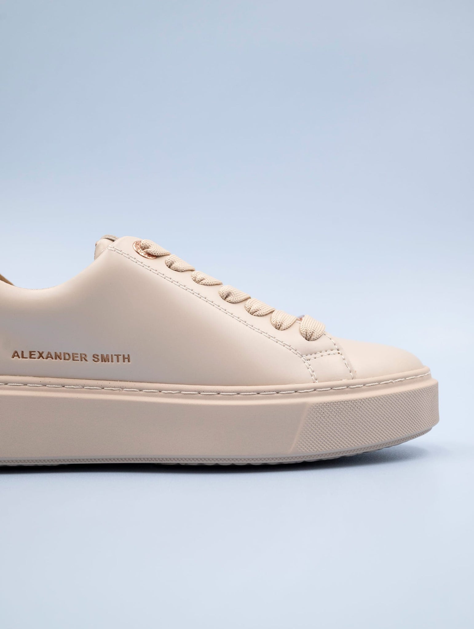 Sneakers London Alexander Smith in Pelle Beige