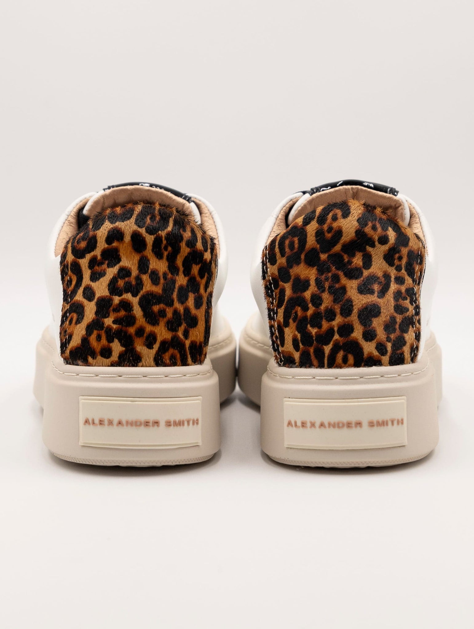 Sneakers London Alexander Smith in Pelle Bianca e Mac Sand