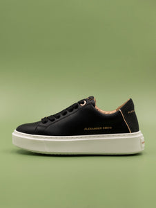 Sneakers London Alexander Smith in Pelle Nera