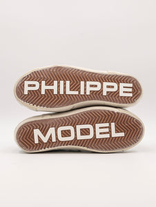 Sneakers Low Philippe Model Prsx Tiffany e Naturale