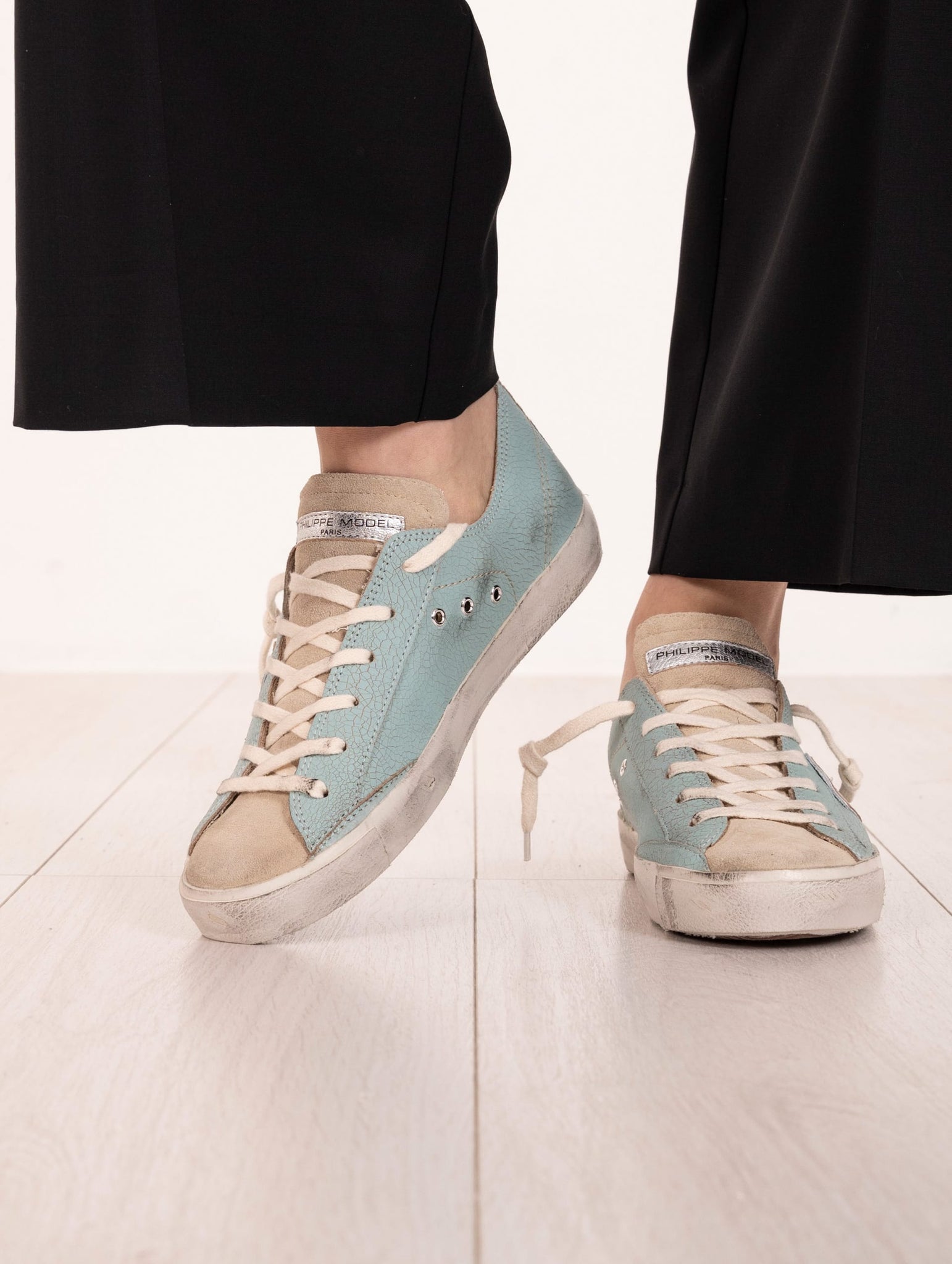 Sneakers Low Philippe Model Prsx Tiffany e Naturale