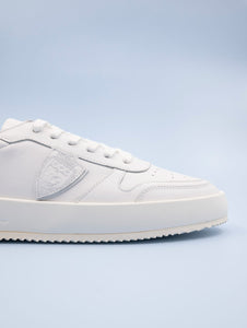 Philippe Model Nice Sneakers in White Leather