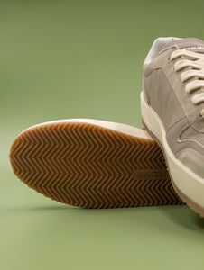 Sneakers Philippe Model Nice in Pelle e Suede Grigia