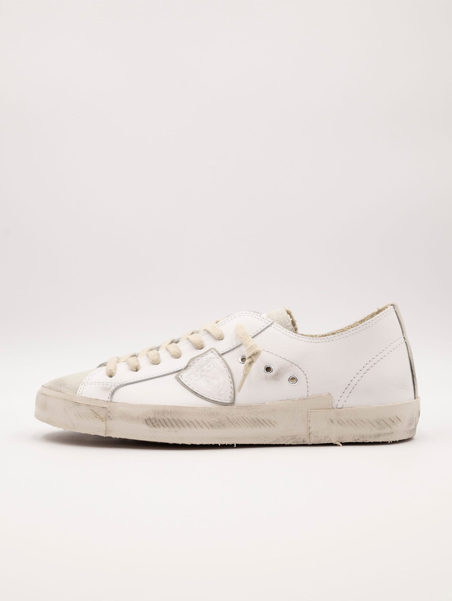 Sneakers Philippe Model Prsx Low Man In Pelle Bianca