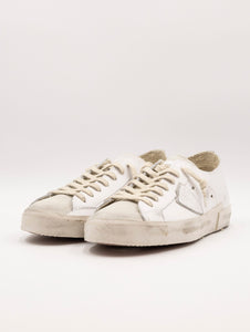 Sneakers Philippe Model Prsx Low Man In Pelle Bianca