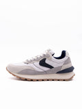 Sneakers Qwark Hype Man Voile Blanche Grigio e Bianco