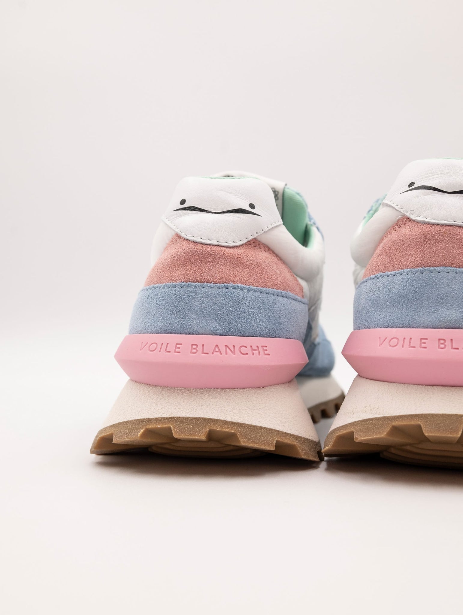 Sneakers Voile Blanche Qwark Hype Woman Azzurre, Rosa, Bianco, Verde Acqua