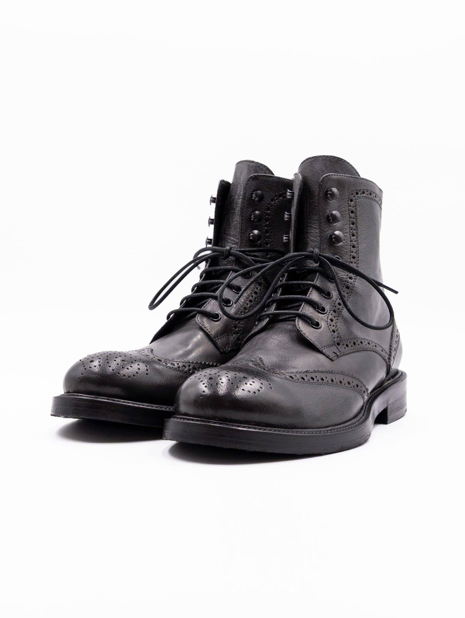 Stivale Four Stroke in Pelle Grigio