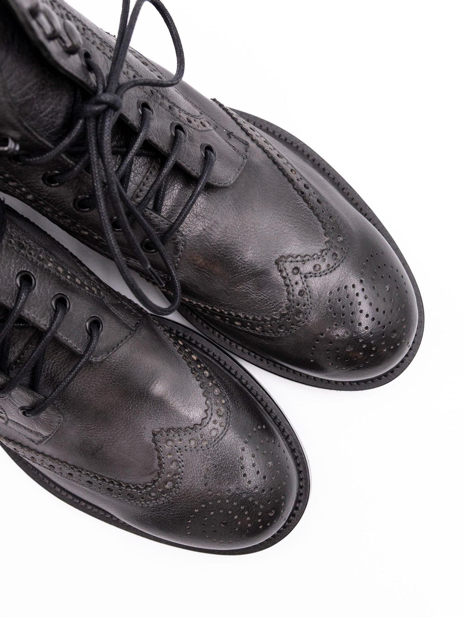 Stivale Four Stroke in Pelle Grigio