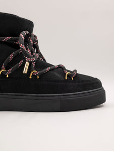 Stivaletto Classic Sneakers Low Coccinelle in Suede Nero