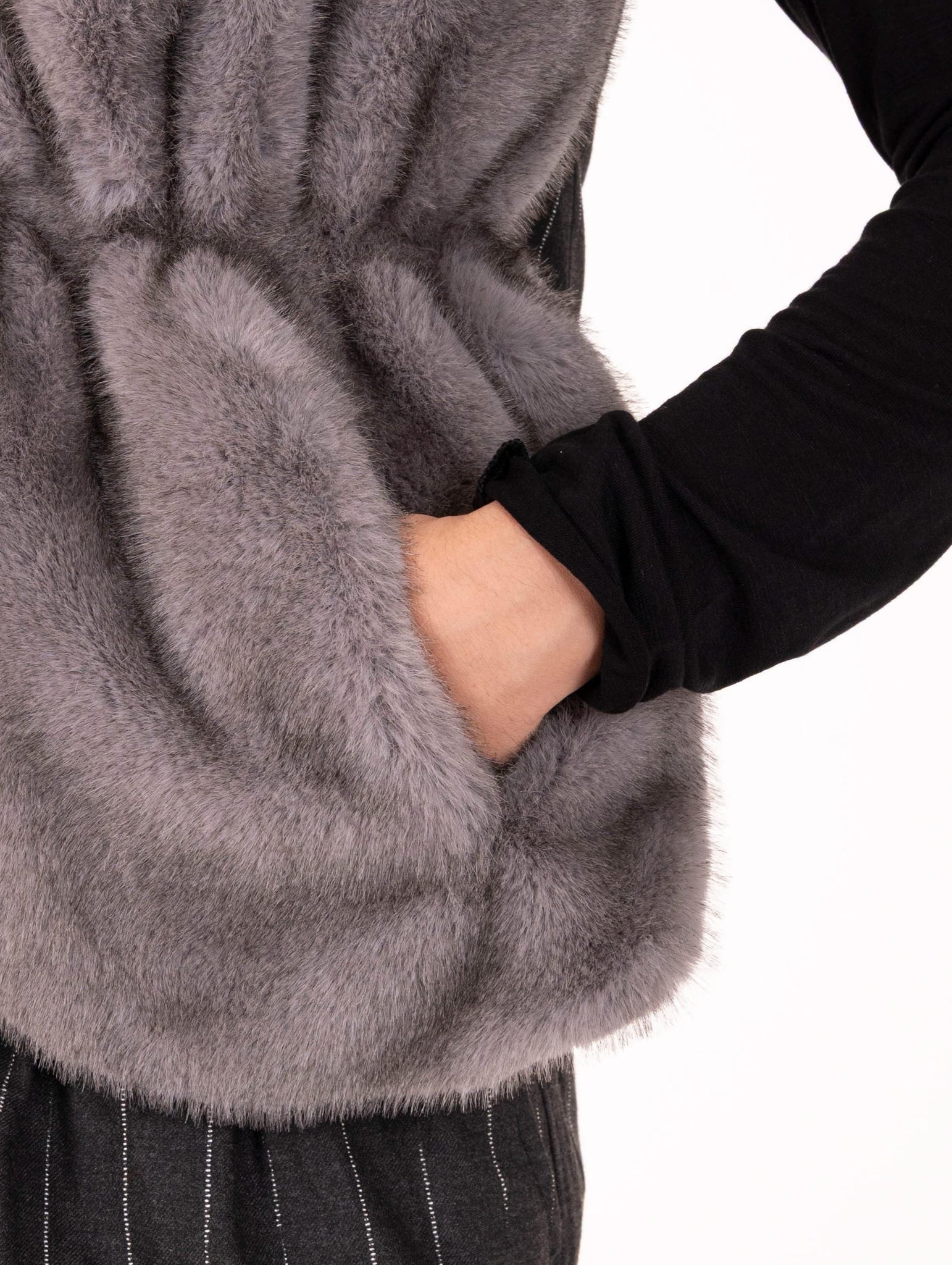 Stola Eco Pelliccia Leon e Loulou Zaffiro