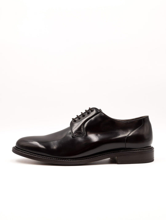 Schnürschuh Berwick 1707 aus Ebenholzleder