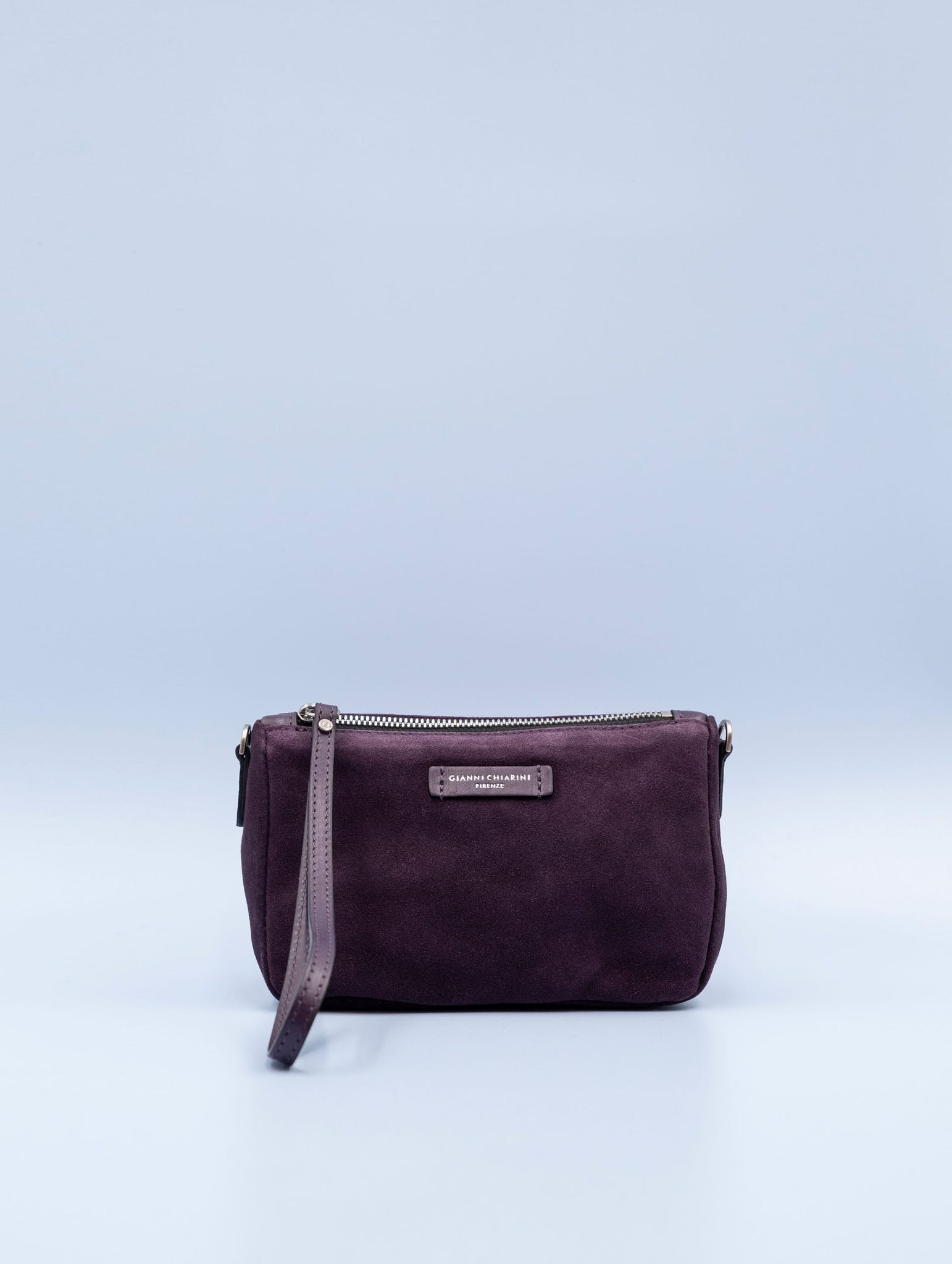 Svuotaborse Gianni Chiarini Nora Pouch in Suede Prugna