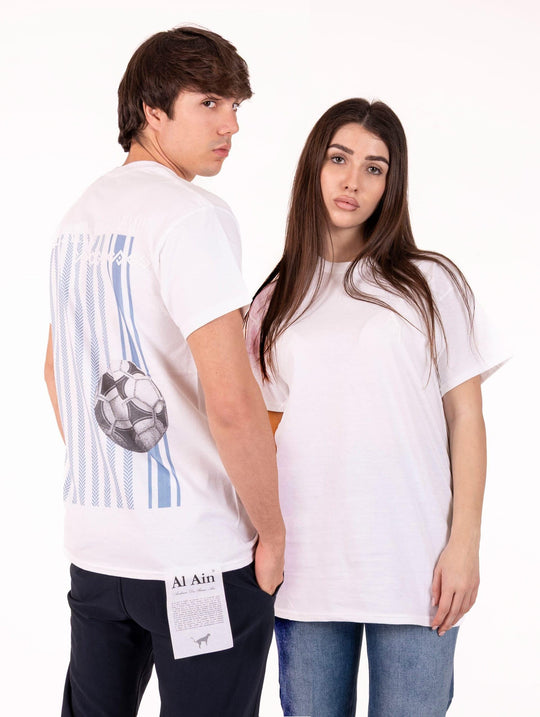 T-Shirt Al Ain in Cotone Bianca