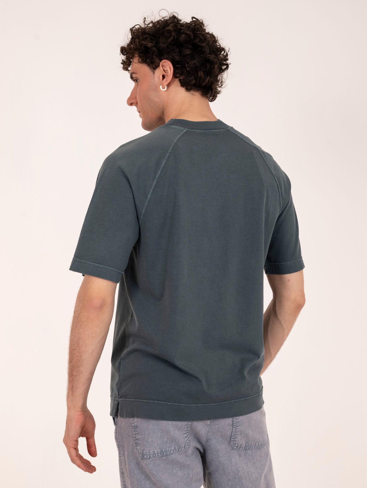 T-shirt Circolo 1901 in Cotone Petrolio