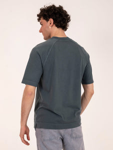 T-shirt Circolo 1901 in Cotone Petrolio