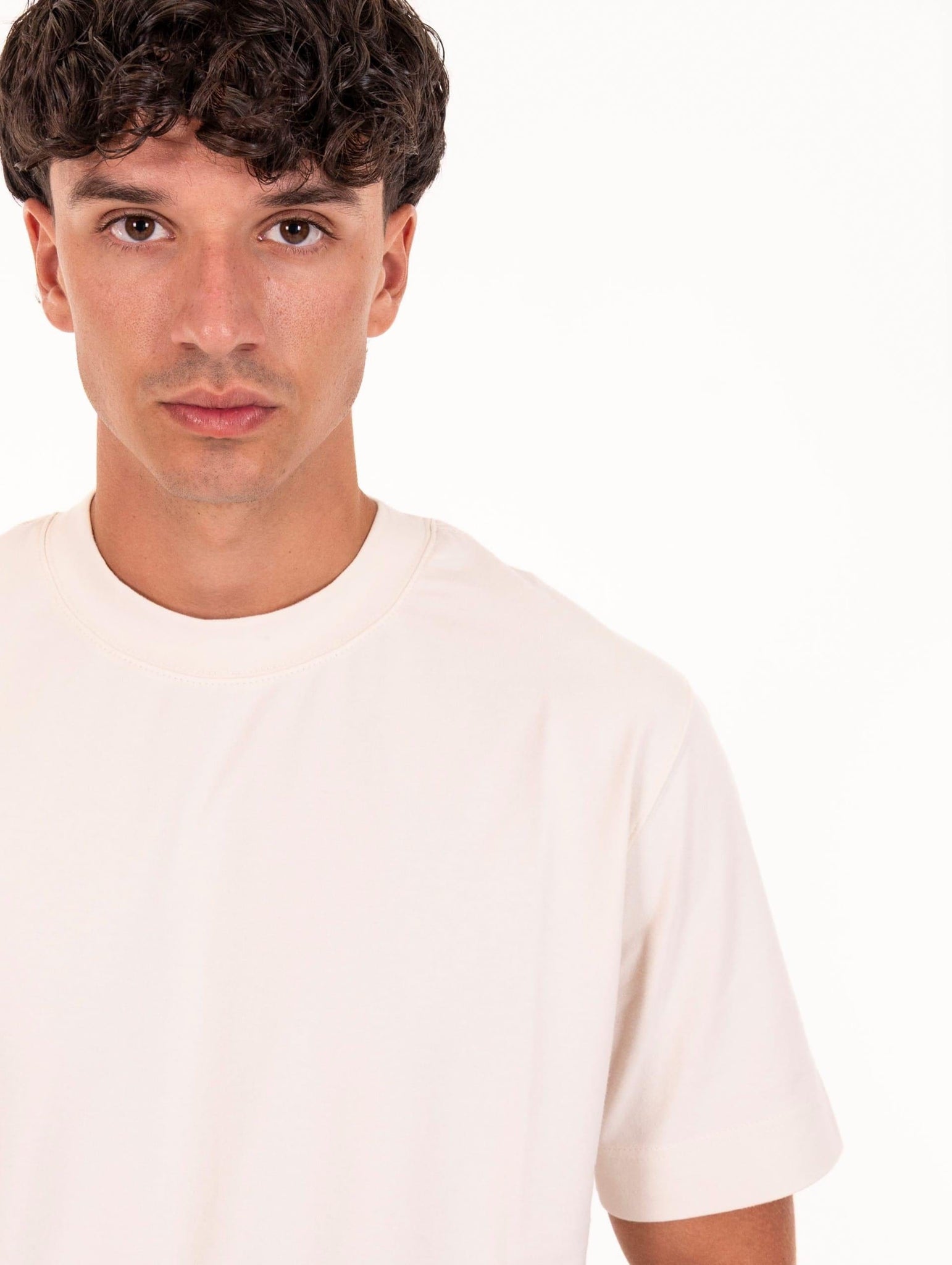 T-Shirt Circolo 1901 Raglan in Jersey Bianco