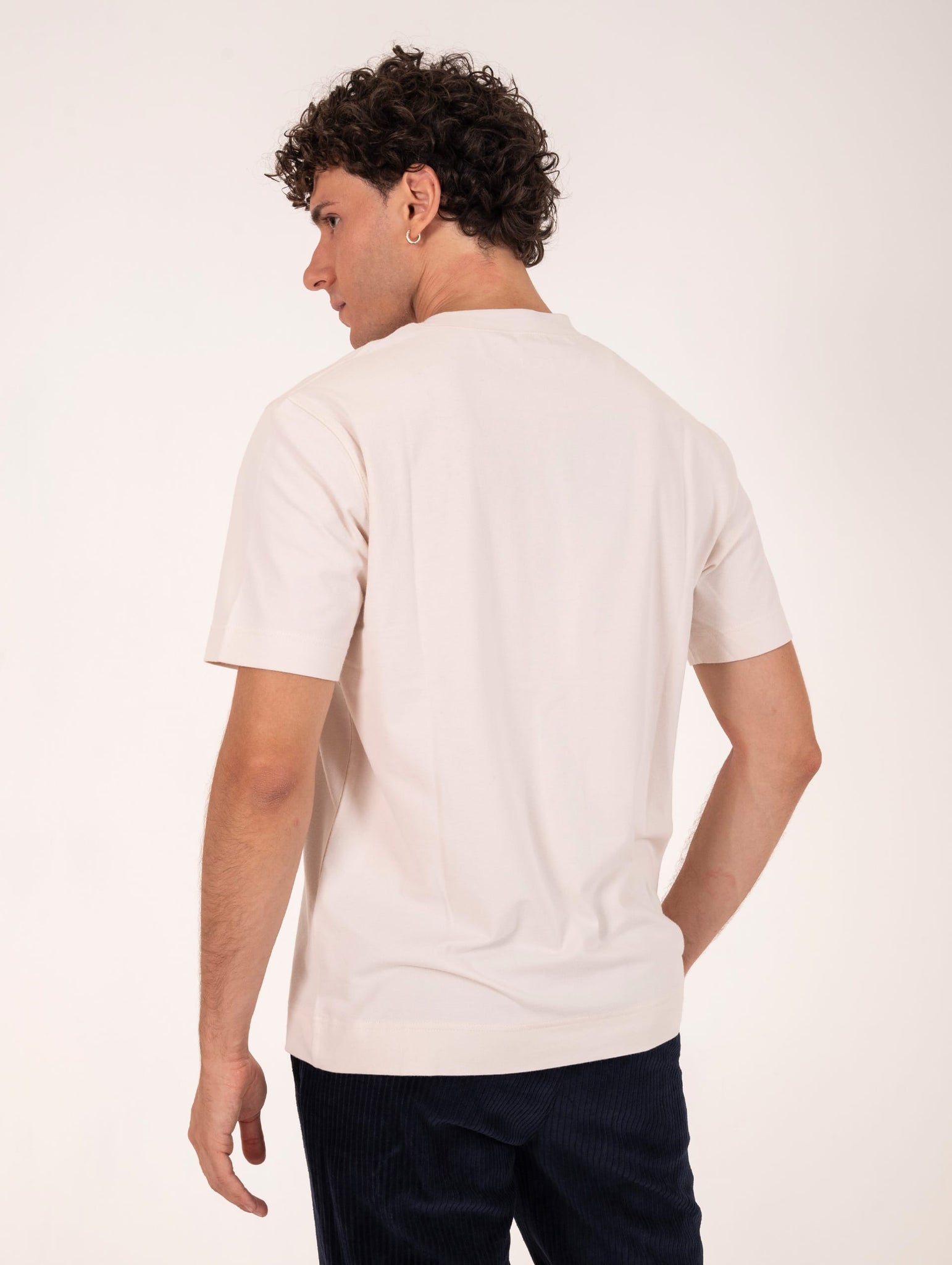 T-Shirt Circolo 1901 Raglan in Jersey Bianco